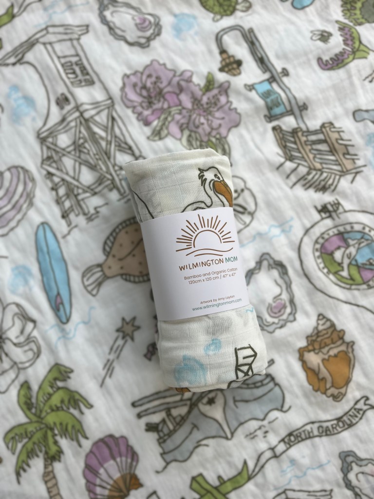 Introducing the Wilmington Baby Swaddle – A Cozy Hug from the Carolina Coast | Order Now!