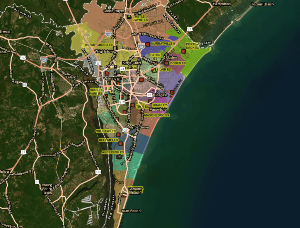 NewHanoverCountySchoolDistricts